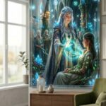 elora the elf healer poster