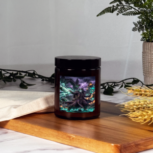 Daemon's Shadow, Bergamot & Oud scented candle