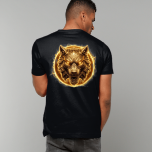 Heavy Cotton T-Shirt HELLGAMERZ Fenrir solar