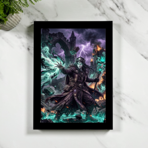 Portrait Framed Art Print Daemon The Undead