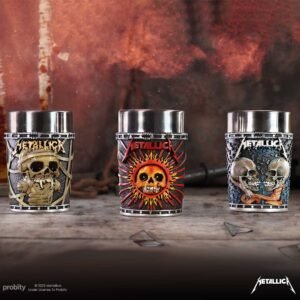 Metallica Shot Glass set 8.5cm (Set of 3)