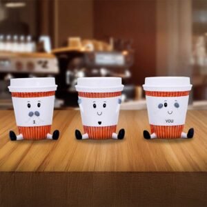 Three Wise Coffee Cups 7cm