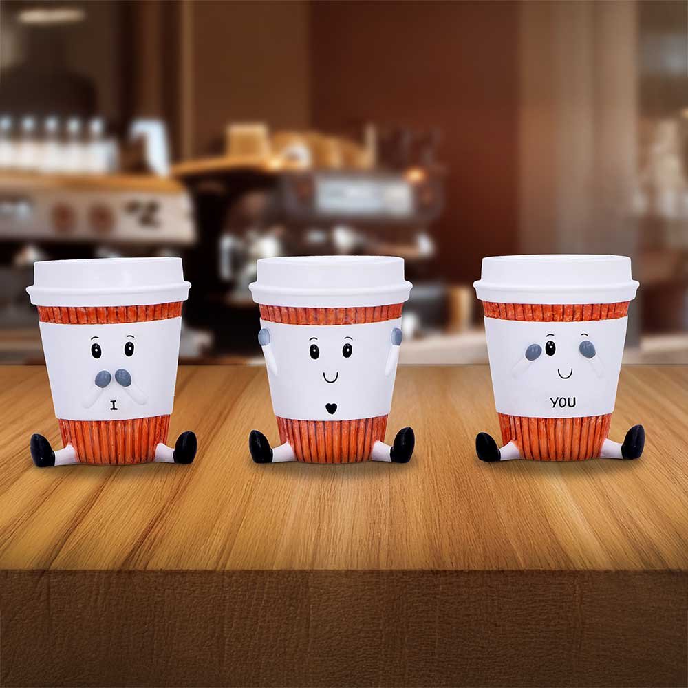 Three Wise Coffee Cups 7cm