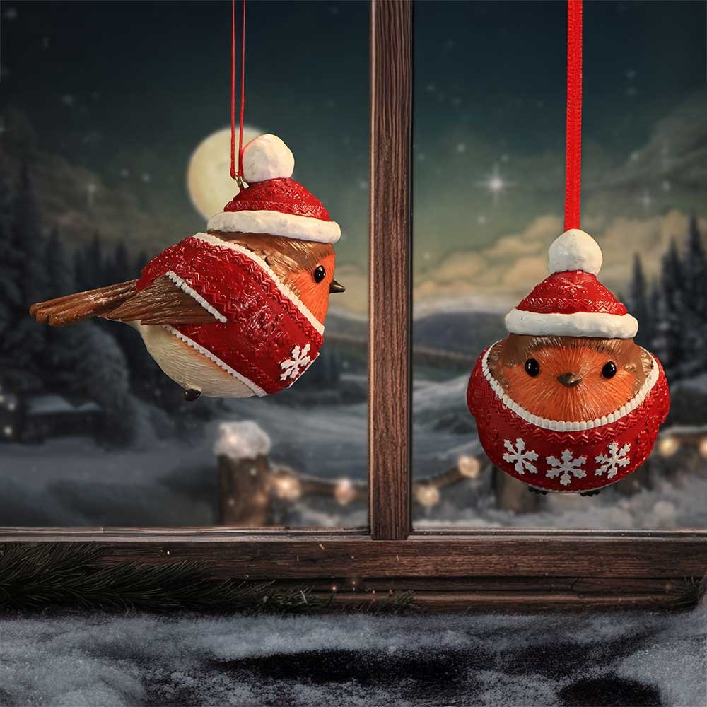 Robin Winter Warmth Hanging Ornament