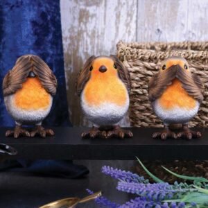 Three Wise Robins 8cm