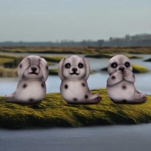 Three Wise Seals 7.5cm