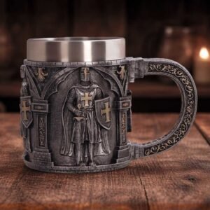Knight in Shining Armour (Silver) Tankard (Small)