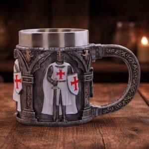 Knight in Shining Armour (White) Tankard (Small)