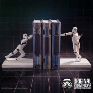 Stormtrooper Working Hard Hardly Working Bookends 18.5cm