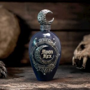 Moon Hex Bottle Figurine 15.5cm