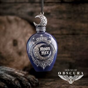 Moon Hex Bottle Hanging Ornament 9.8cm